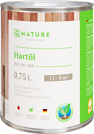 GNature Hartöl Натуральная краска из масел, смол и восков для внутренних работ