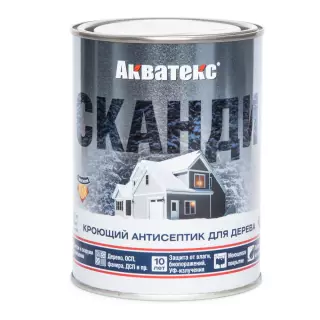 Рогнеда Акватекс Сканди кроющий антисептик по дереву атмосферостойкий для наружных и внутренних работ