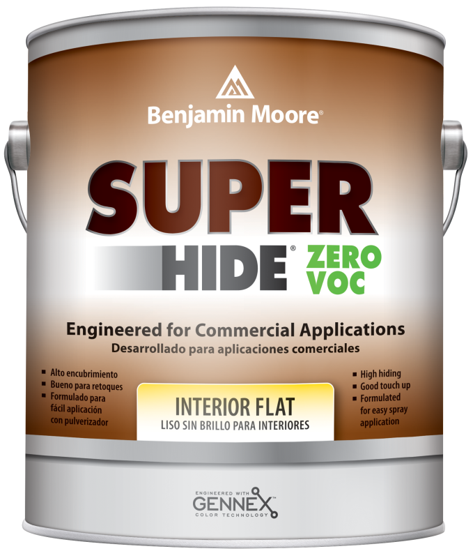 Benjamin Moore 355 Moorcraft Super Hide Zero Flat / Бенжамин Моор краска профессиональная для внутренних работ