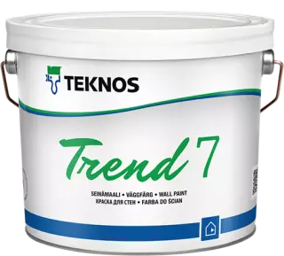 Teknos Trend 7 / Текнос Тренд 7 краска интерьерная для новых и ранее окрашенных поверхностей