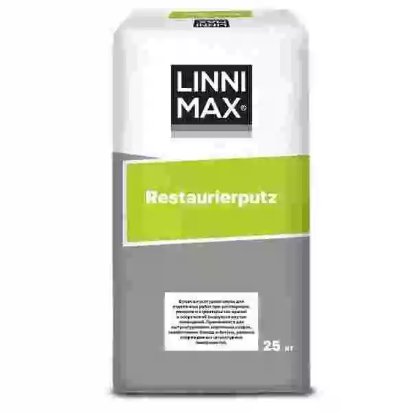 Linnimax Restaurierputz Известковая реставрационная выравнивающая штукатурка для наружных и внутренних работ