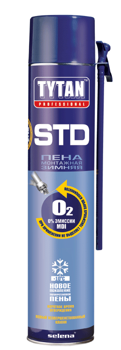 Tytan Professional STD 02 / Титан Профессионал СТД 02 пена монтажная зимняя