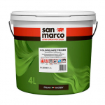 San Marco Color Quarz Primer Грунт укрывающий микронизированный глубокого проникновения с кварцевым наполнителем для внутренних и внешних работ