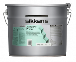 Sikkens Alphacryl Primer / Сиккенс Альфакрил Праймер изолирующая грунтовка для стен и потолков