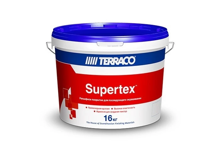 Terraco Supertex Interior Декоративное текстурированное покрытие под окраску