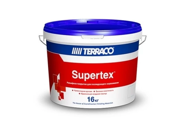 Terraco Supertex Interior Декоративное текстурированное покрытие под окраску