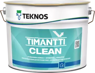 Teknos Timantti Clean / Текнос Тимантти Клин краска для внутренних работ антимикробная, устойчива к истиранию