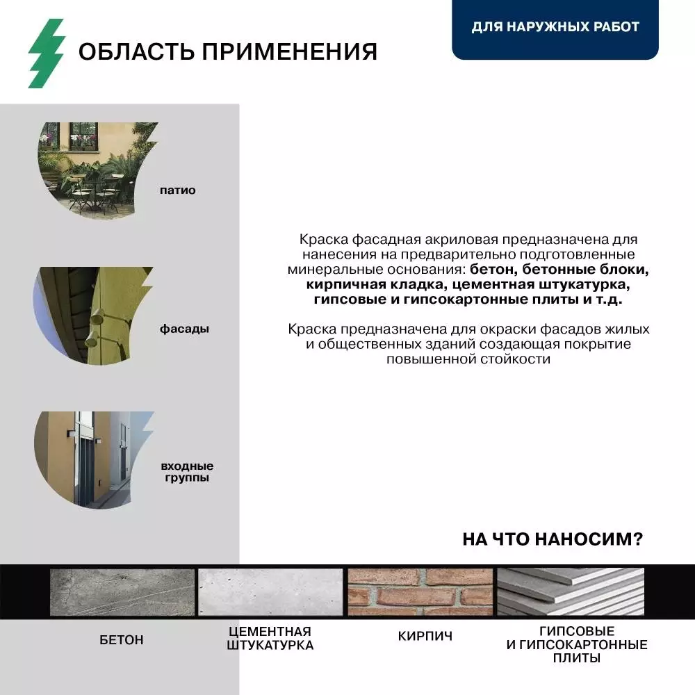 Olsta Exterior Acrylic Краска фасадная акриловая