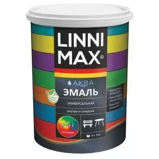 Linnimax Аква Эмаль универсальная для наружных и внутренних работ