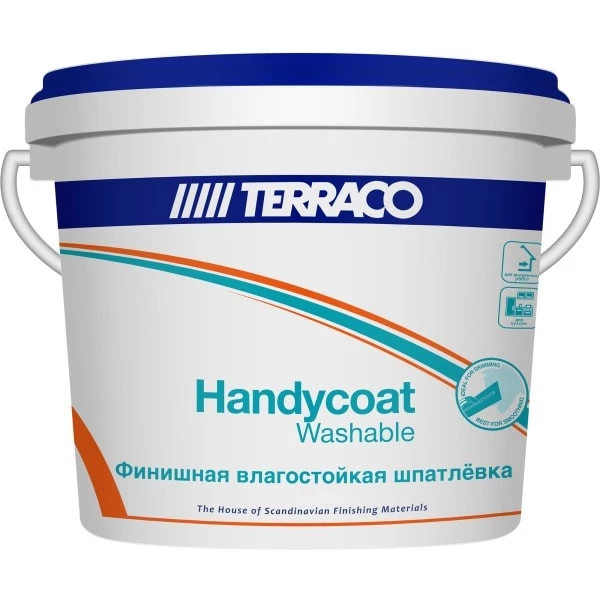 Terraco Handycoat Washable Шпатлевка для финишного выравнивания в помещениях с повышенной влажностью