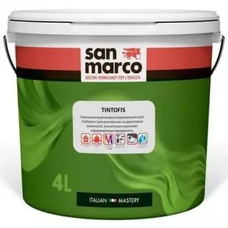 San Marco Tintofis Грунт окрашиваемый микронизированный глубокого проникновения с индикатором влажности для внутренних и внешних работ