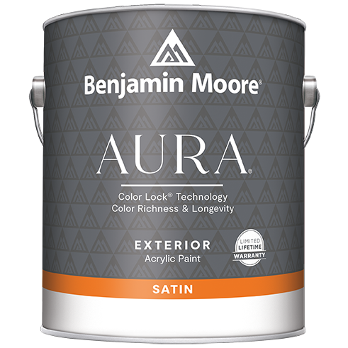 Benjamin Moore Aura 631 Waterborne Exterior Paint Satin Finish / Бенжамин Моор Аура краска акриловая для наружных работ с низким блеском