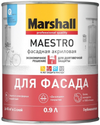 Marshall Maestro Краска фасадная акриловая водно-дисперсионная для наружных работ