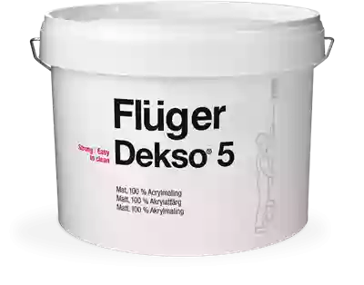 Fluger Dekso 5 Краска акриловая экстра прочная для внутренних работ