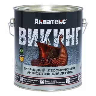Рогнеда Акватекс Викинг антисептик для дерева гибридный лессирующий для сложных климатических условий