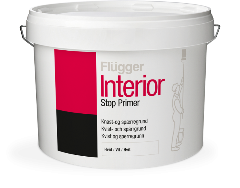 Flugger Interior Stop Primer Грунт блокирующий для дерева на водной основе