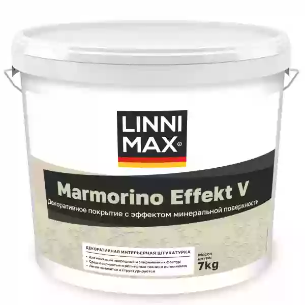 Linnimax Marmorino Effekt V Штукатурка интерьерная защитно-отделочная декоративная с эффектом минеральной поверхности для внутренних работ