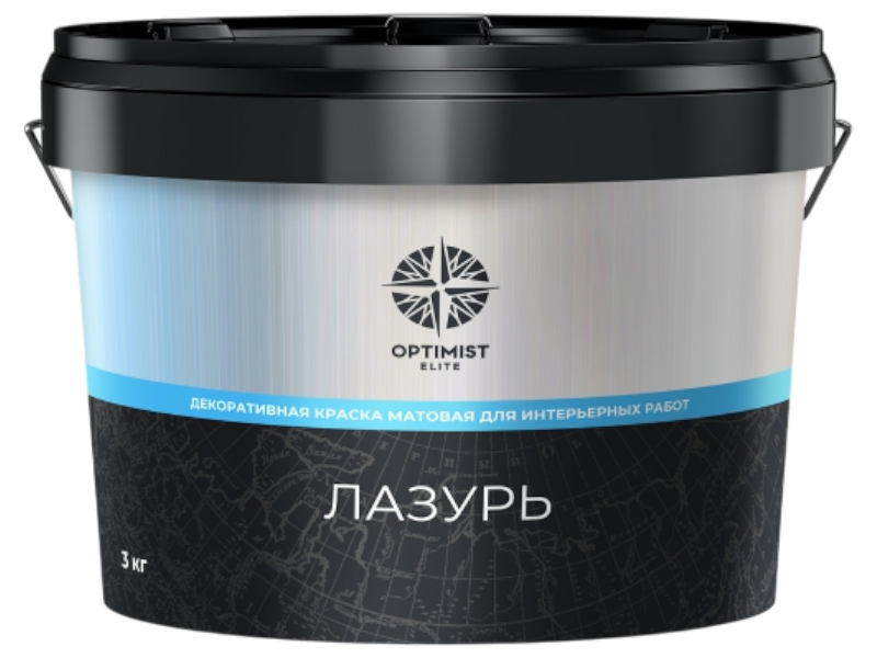 Optimist Elite D 736 / Оптимист Элит Декоративная краска Лазурь для финишной отделки