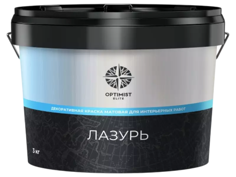 Optimist Elite D 736 / Оптимист Элит Декоративная краска Лазурь для финишной отделки