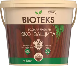 Текс Bioteks Эко-Защита / Биотекс защитно декоративная лазурь для внутренних и наружных работ