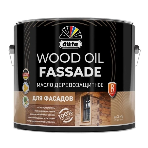 Dufa Wood Oil Fassade Масло деревозащитное для фасадов
