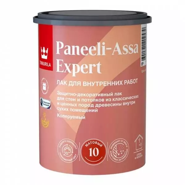 Tikkurila / Tikkivala Paneeli Assa Expert EP Лак для стен и потолков акриловый матовый