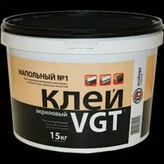 VGT Клей Эконом акриловый напольный №1 для бытового линолиума и ковролина