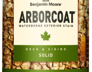 Benjamin Moore Arborcoat 640 Solid Deck and Siding Stain / Бенжамин Моор Арборкоат пропитка для дерева на водной основе