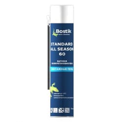 Bostik Standart PRO All Seasons 60 пена монтажная бытовая, всесезонная Bostik Standart PRO All Seasons 60 пена монтажная бытовая, всесезонная