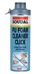Soudal Click & Clean Очиститель монтажной пены для удаления свежих загрязнений с инструментов и химически стойких поверхностей
