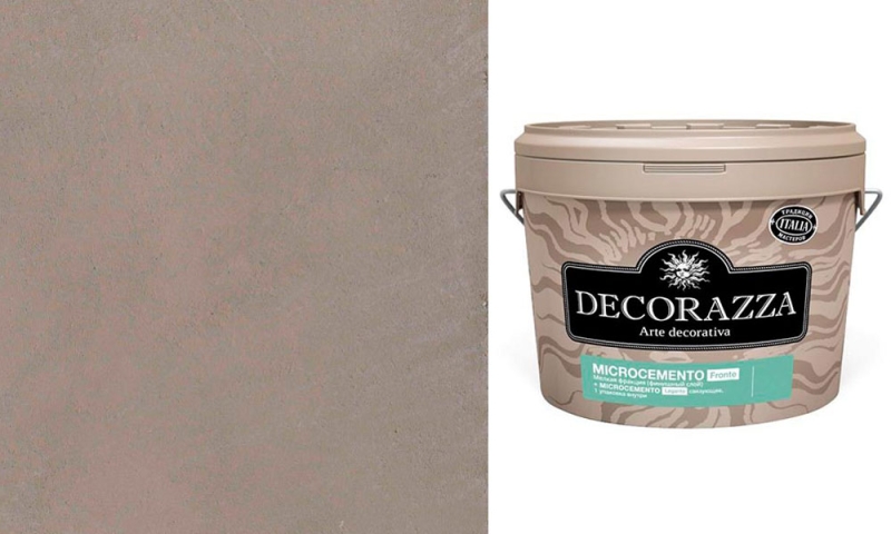 Decorazza Microcemento Fronte Legante Декоративное покрытие с эффектом бетона, мелкая фракция