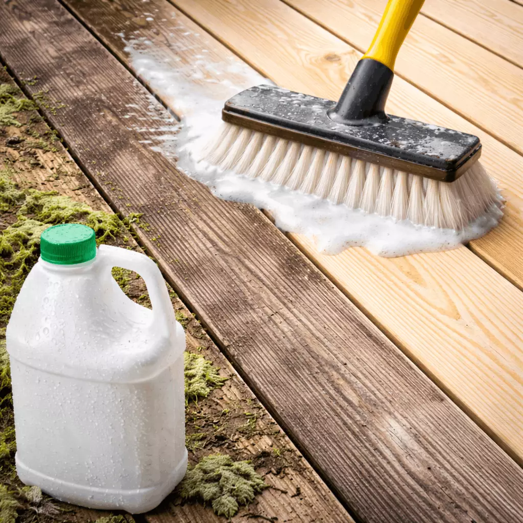 Для отбеливания древесины