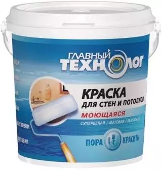 Новбытхим Главный Технолог краска для стен и потолков моющаяся