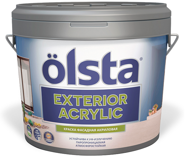 Olsta Exterior Acrylic Краска фасадная акриловая