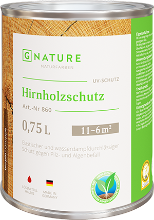 GNature Hirnholzschutz Натуральная краска для защиты торцов древесины