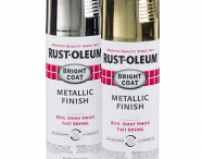 Rust-Oleum Stops Rust Bright Coat Эмаль быстросохнущая с эффектом сияющего металлика для внутренних работ, спрей