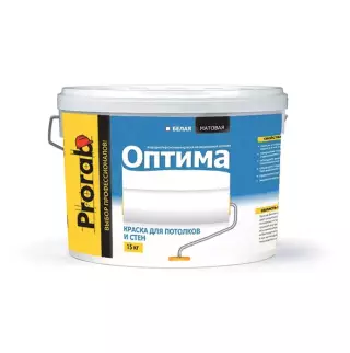 Prorab Оптима Краска для стен и потолков на акрилатной основе