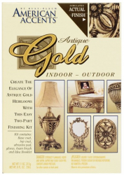 Rust-Oleum American Accents Antique Gold / Руст-Олеум Краска с эффектом античности набор для декорирования