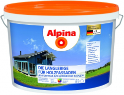 Alpina Holzfassade Долговечная Для Деревянных Фасадов Краска акриловая для наружных работ