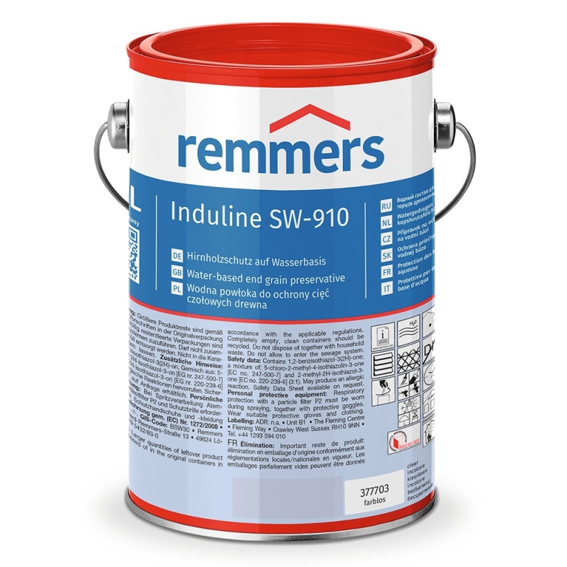 Remmers Induline SW-910 / Реммерс водный состав для защиты торцевых поверхностей древесины