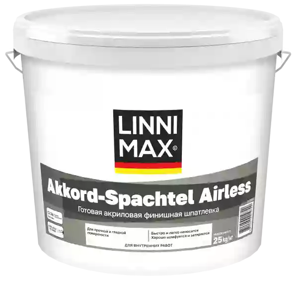 Linnimax Akkord-Spachtel Airless акриловая финишная шпатлевка для внутренних работ