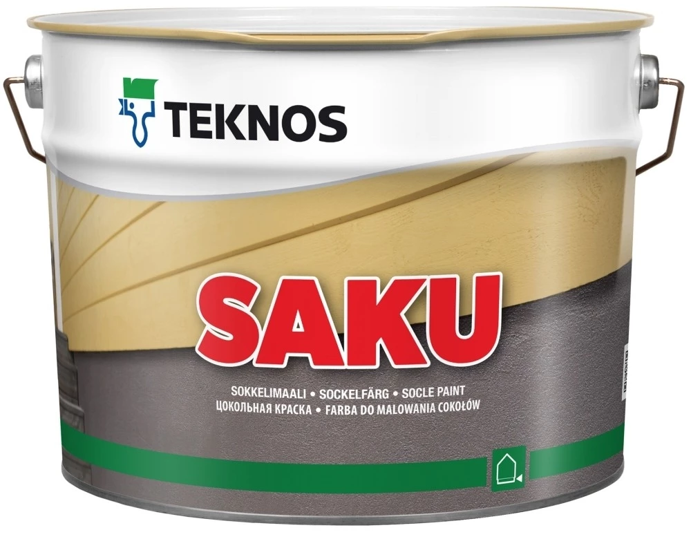 Teknos Saku / Текнос Цаку краска для цокольных и бетонных поверхностей