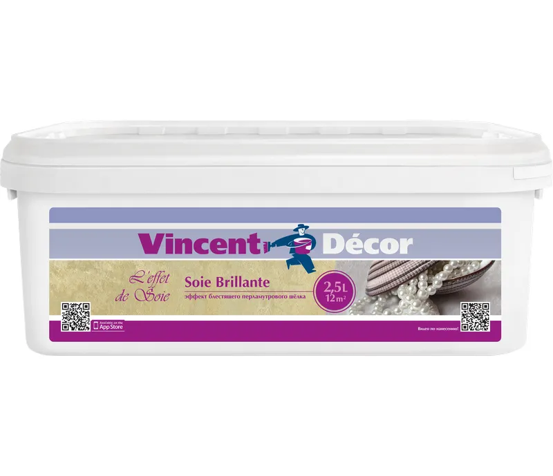Vincent Decor Soie Brilliante / Винсент Декор Суа Брильянт декоративное покрытие с эффектом шелка