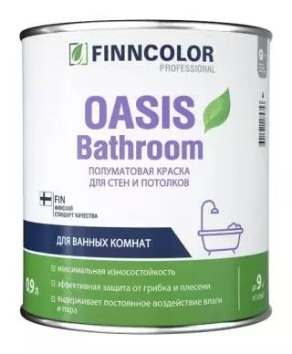 Finncolor Oasis Bathroom / Финнколор Оазис Бафрум краска для стен и потолков в ванной комнате