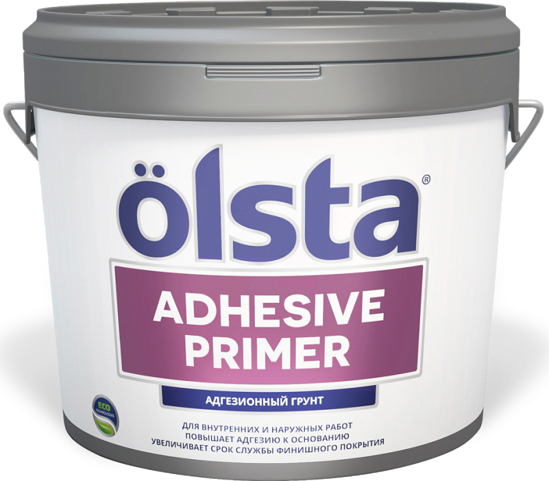 Olsta Adhesive Primer Грунт укрывающий с кварцевым наполнителем для внутренних и наружных работ