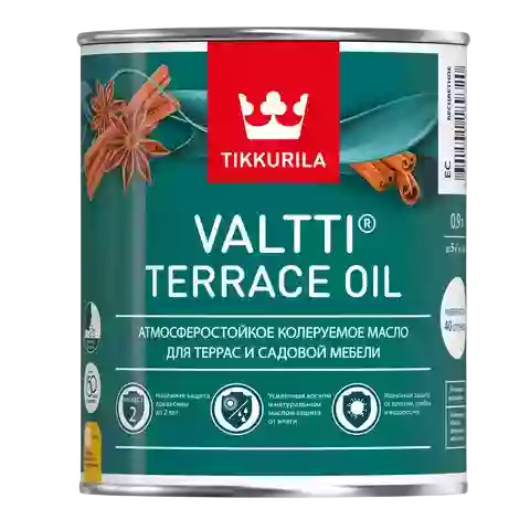 Tikkurila / Tikkivala Valtti Terrace Oil Атмосферостойкое колеруемое масло для террас и садовой мебели