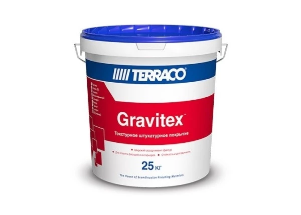 Terraco Gravitex Standard декоративное покрытие с текстурой типа «Шагрень»