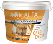 Alpa Crepi Deco / Альпа декоративная фактурная штукатурка, зерно 2,5 мм