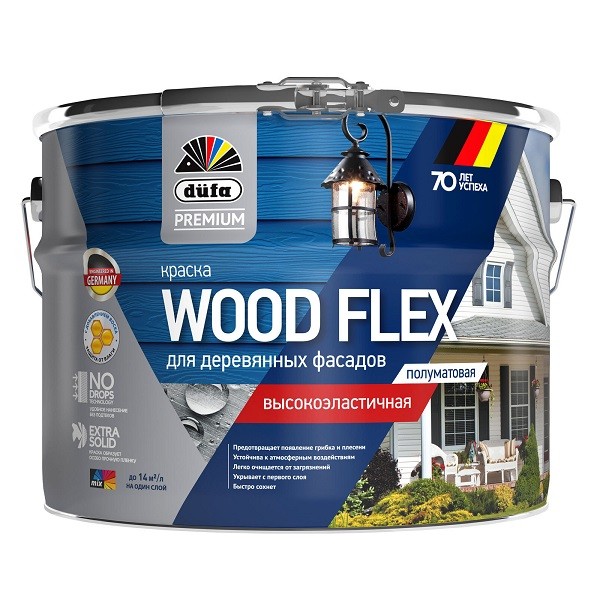 Dufa Premium Wood Flex Краска универсальная для деревянных фасадов