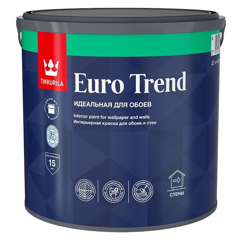 Tikkurila Euro Trend Идеальная краска для обоев и стен